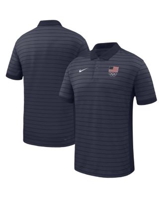 Nike - Men's Navy Team USA Team Victory Stripe Polo