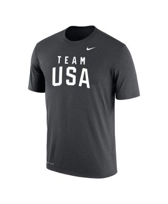 Men's Anthracite Team USA Olympic Team Performance T-Shirt