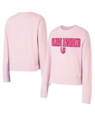 Concepts Sport - Women's Pink Vegas Golden Knights Tonal Pullover Sweatshirt