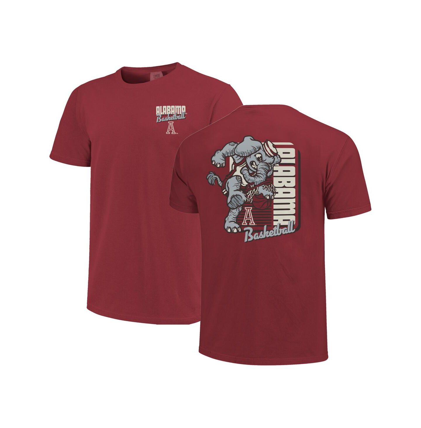 Мужская футболка Image One Crimson Alabama Crimson Tide Comfort Colors Mascot Dunk — фото 1