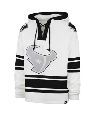 Men's White Houston Texans After Image Superior Lacer with Hood