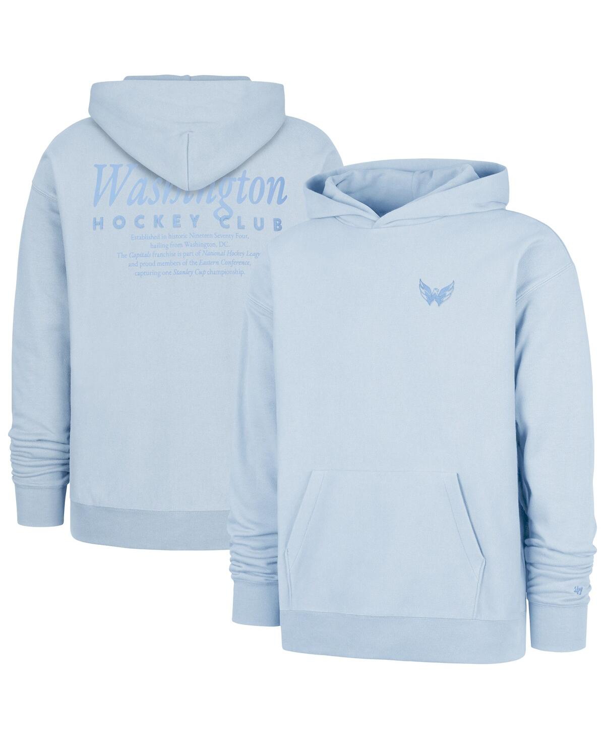 Men's Light Blue Washington Capitals Foundation Pullover Hoodie - Light Blue