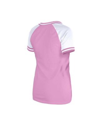 Women's Pink Dallas Cowboys Mommy Me V-Neck T-Shirt