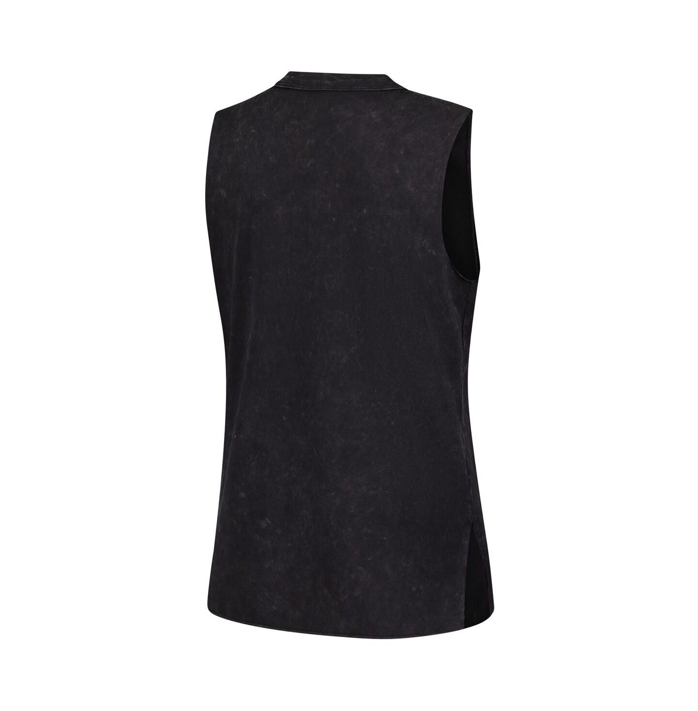 Женский топ Sportiqe Black Indiana Fever Rock Roll Collection Turner Mineral Wash — фото 3