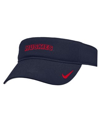 Nike - Men's Navy UConn Huskies 2025 On-Field Ace Performance Adjustable Visor Hat