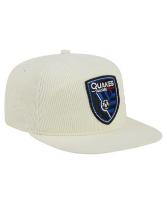Men's Cream San Jose Earthquakes 2025 Kickoff Snapback Golfer Hat