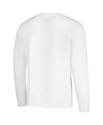 x Bud Light Men's White Carolina Panthers The Crest Pullover Sweatshirt