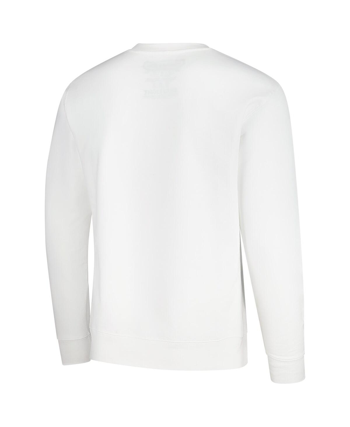 Mitchell & Ness X Bud Light Men's White Carolina Panthers The Crest Pullover Sweatshirt In White