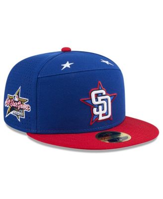 New Era - Men's Blue/Red San Diego Padres 2025 MLB All-Star Game Workout Side Patch 59FIFTY Fitted Hat