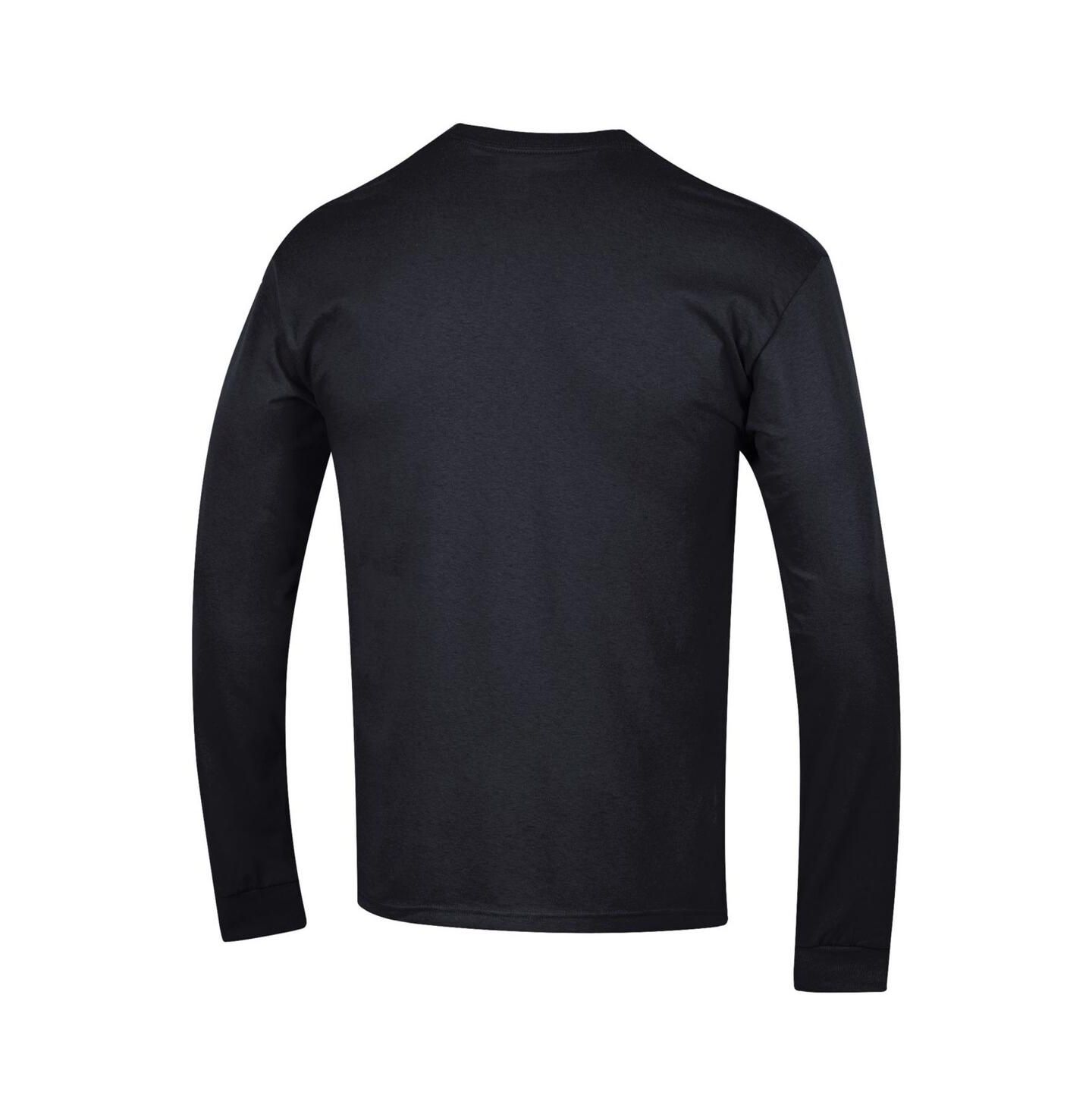 Мужская футболка Champion Black Coastal Carolina Chanticleers Arch Over Logo Long Sleeve — фото 3