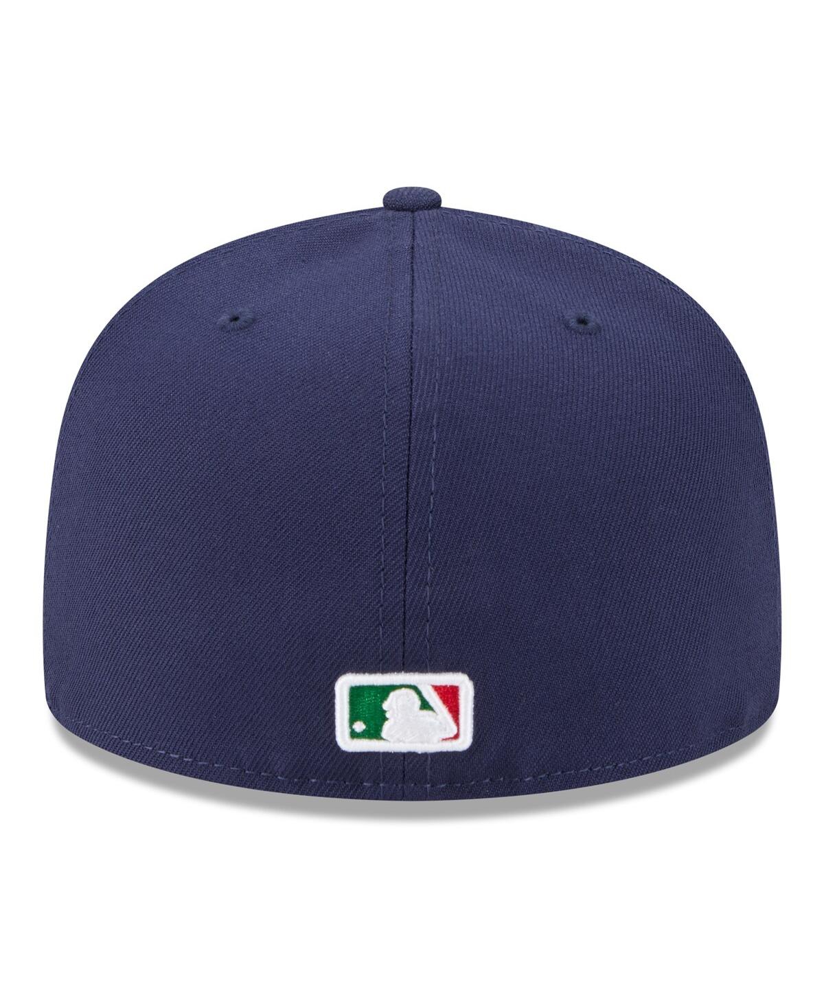New Era Men's Navy Tampa Bay Rays 2025 Big League Chew 59fifty Fitted Hat In Blue