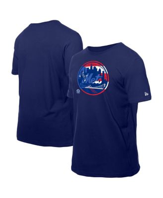 New Era - Men's Navy New York Mets Puerto Rican Flag Logo T-Shirt