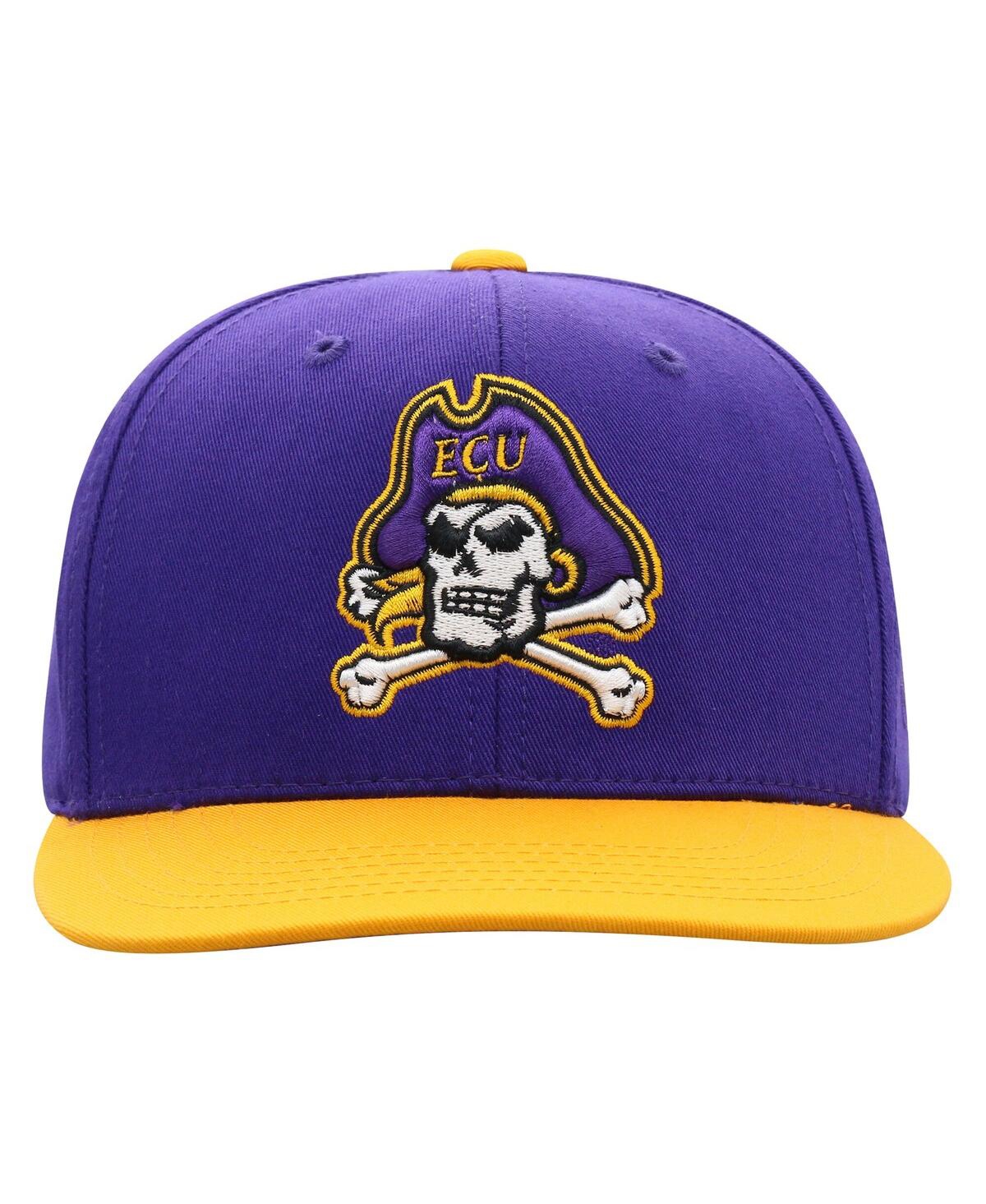 Top Of The World Big Boys And Girls Purple Ecu Pirates Victory Maverick Snapback Hat In Pink