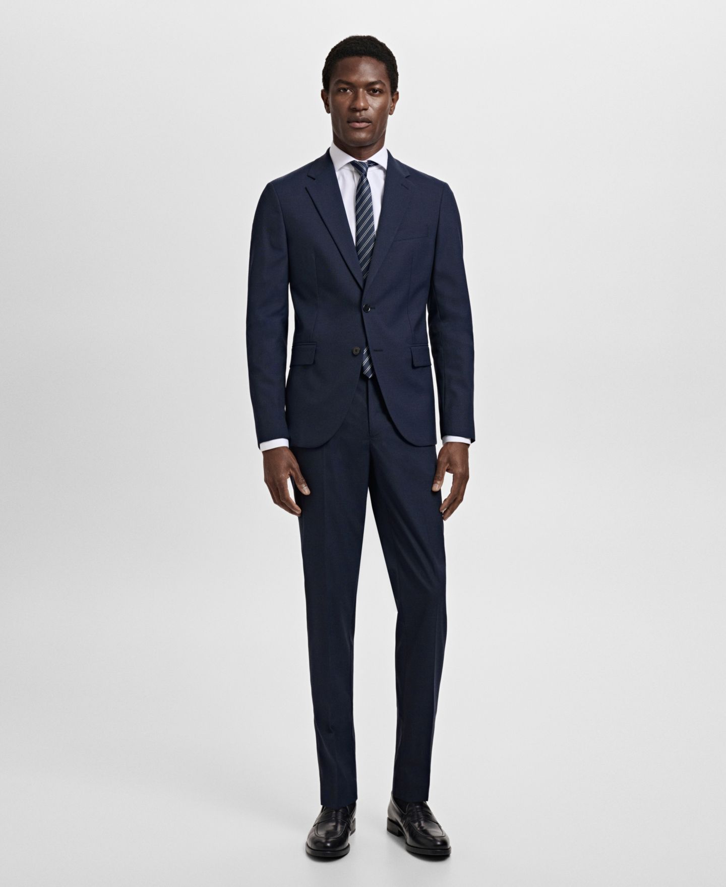 Мужские комплекты MANGO Milan Slim-Fit Suit Separates, цвет: Тёмный тёмно-синий — фото 6