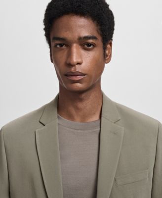 Men's Stretch-Fabric Super Slim-Fit Suit Jacket