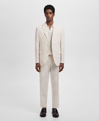 Men's Pleated Linen Lyocell Pants