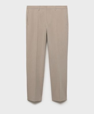 Men's Stretch Fabric Super Slim-Fit Suit Pants