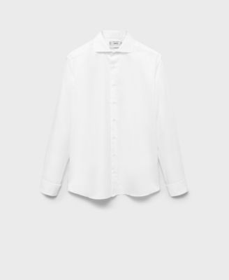 Men's Cotton Slim-Fit Dress Shirt