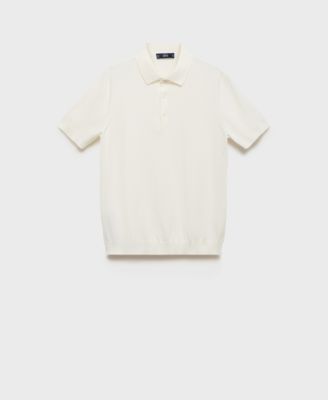Men's Cotton Fine-Knit Polo Shirt