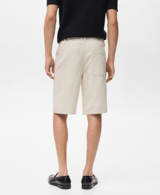 Men's Linen 9.5" Bermuda Shorts