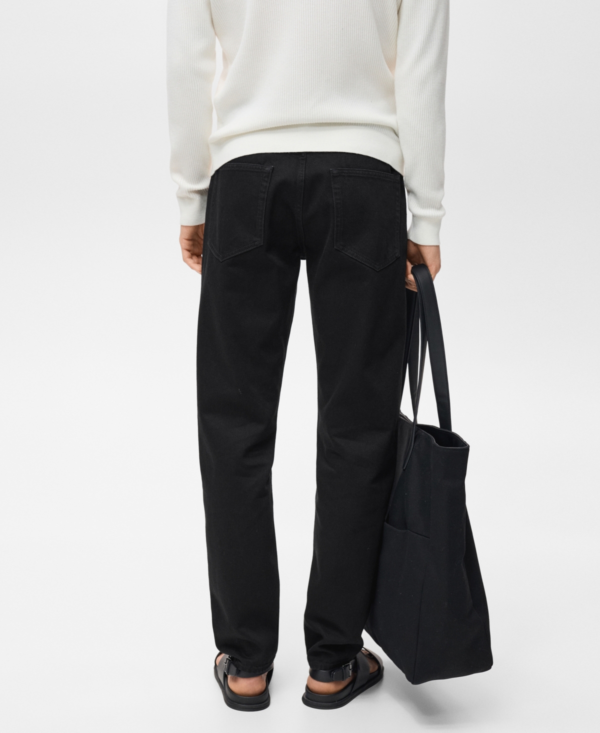 Mango Jude Skinny Jeans In Black