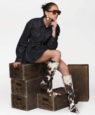 Women's Collar Long-Sleeve Shirtdress