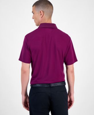 Men's Airflux Solid Mesh Short Sleeve Golf Polo Shirt