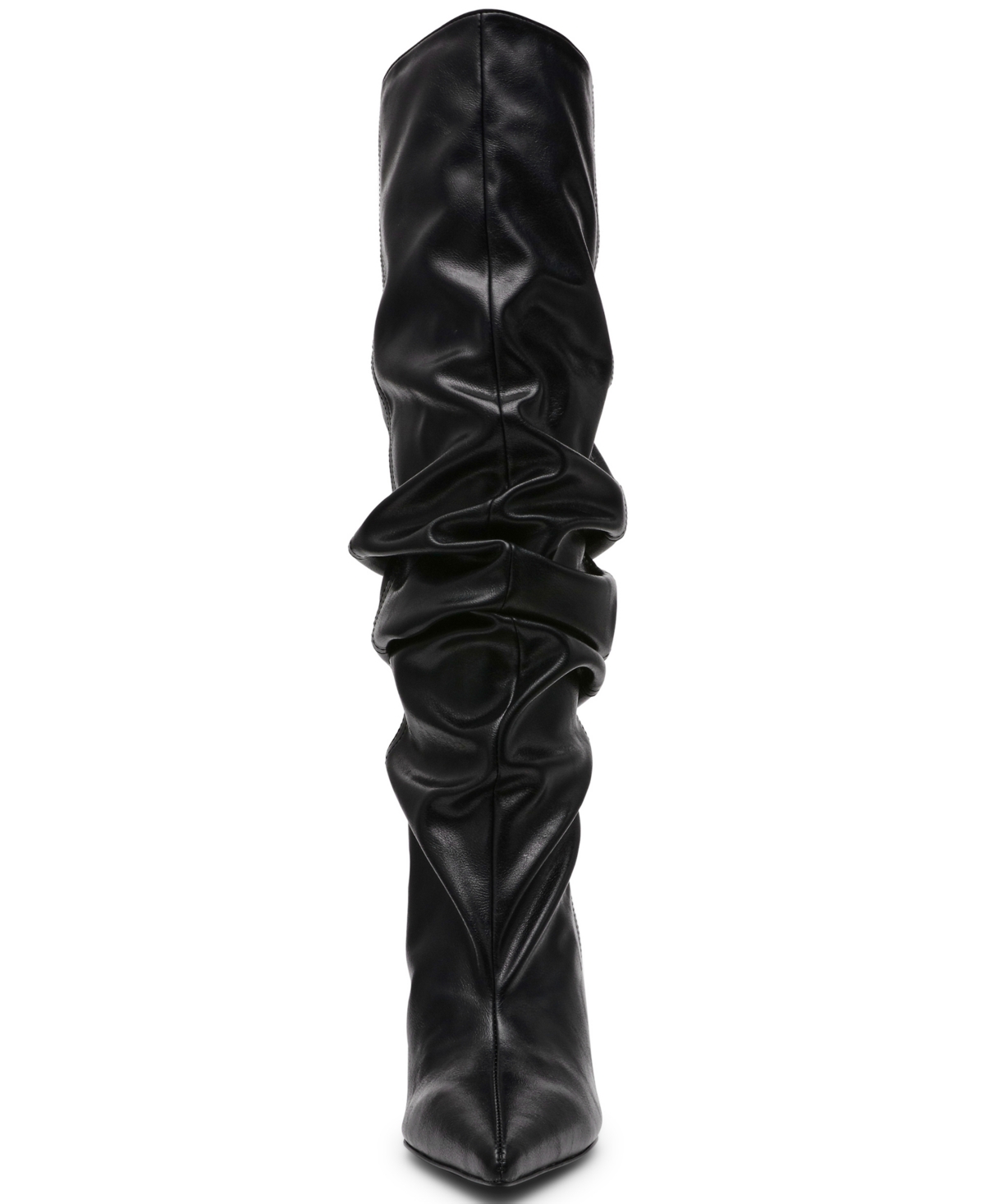 Steve Madden Women's Distortion Knee-high Slouch Wedge Boots In Black