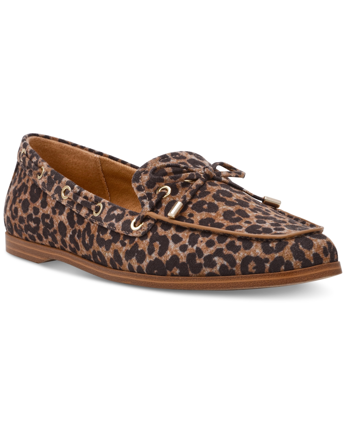 Women's Modern Boat Shoe Loafers - Leopard