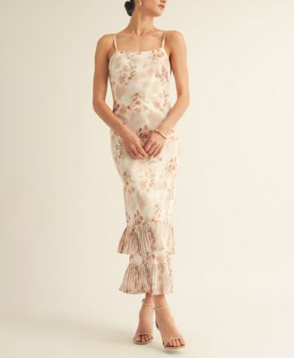 Women's Chiffon Slip Maxi Dress
