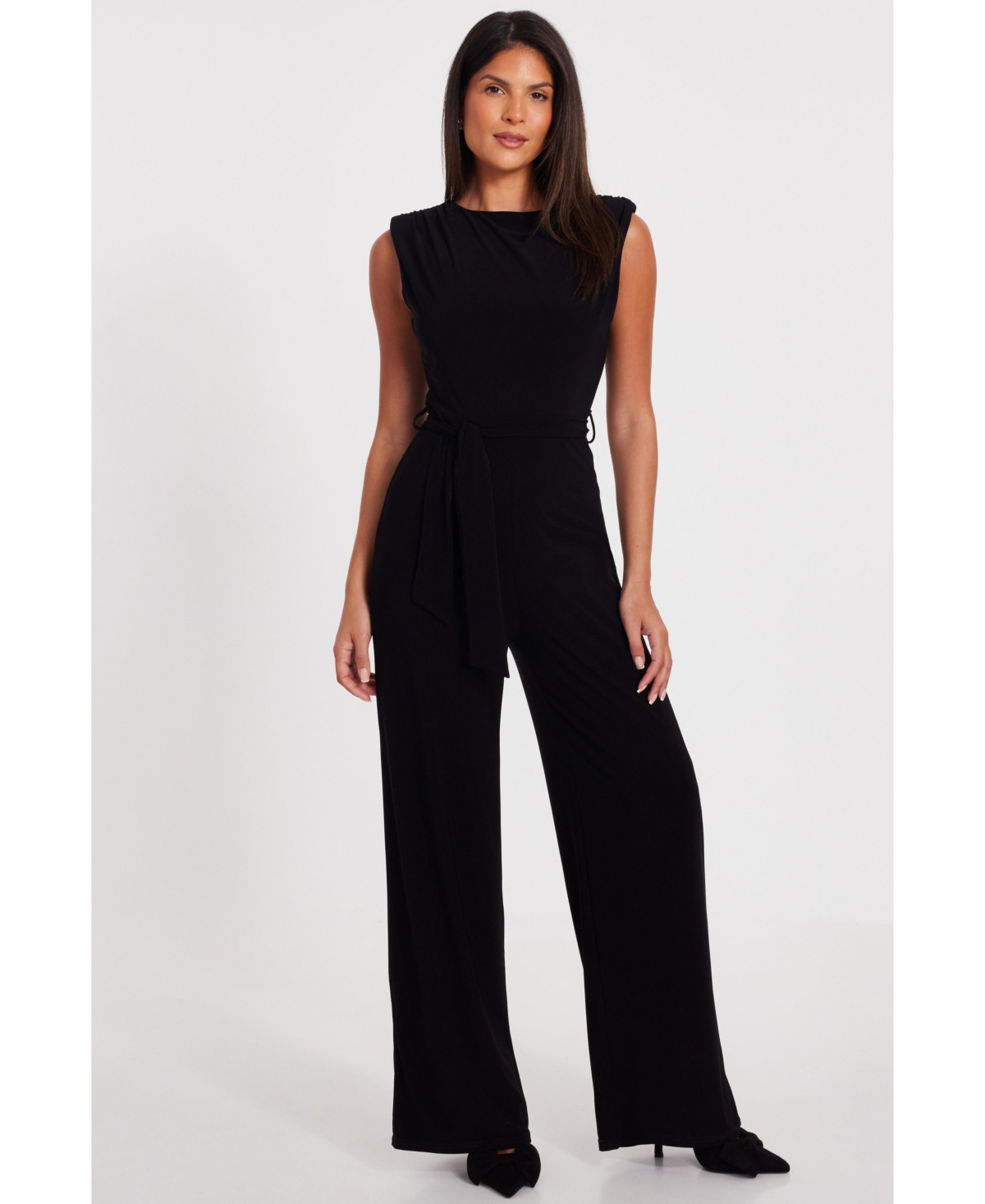 Women's Ity Waist Tie Jumpsuit - Black