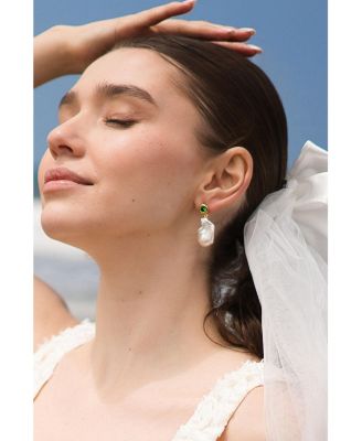 Skyler Freshwater Baroque Pearl Drop Earrings