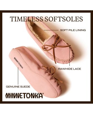 Women's Suede Pile Lined Softsole Slippers