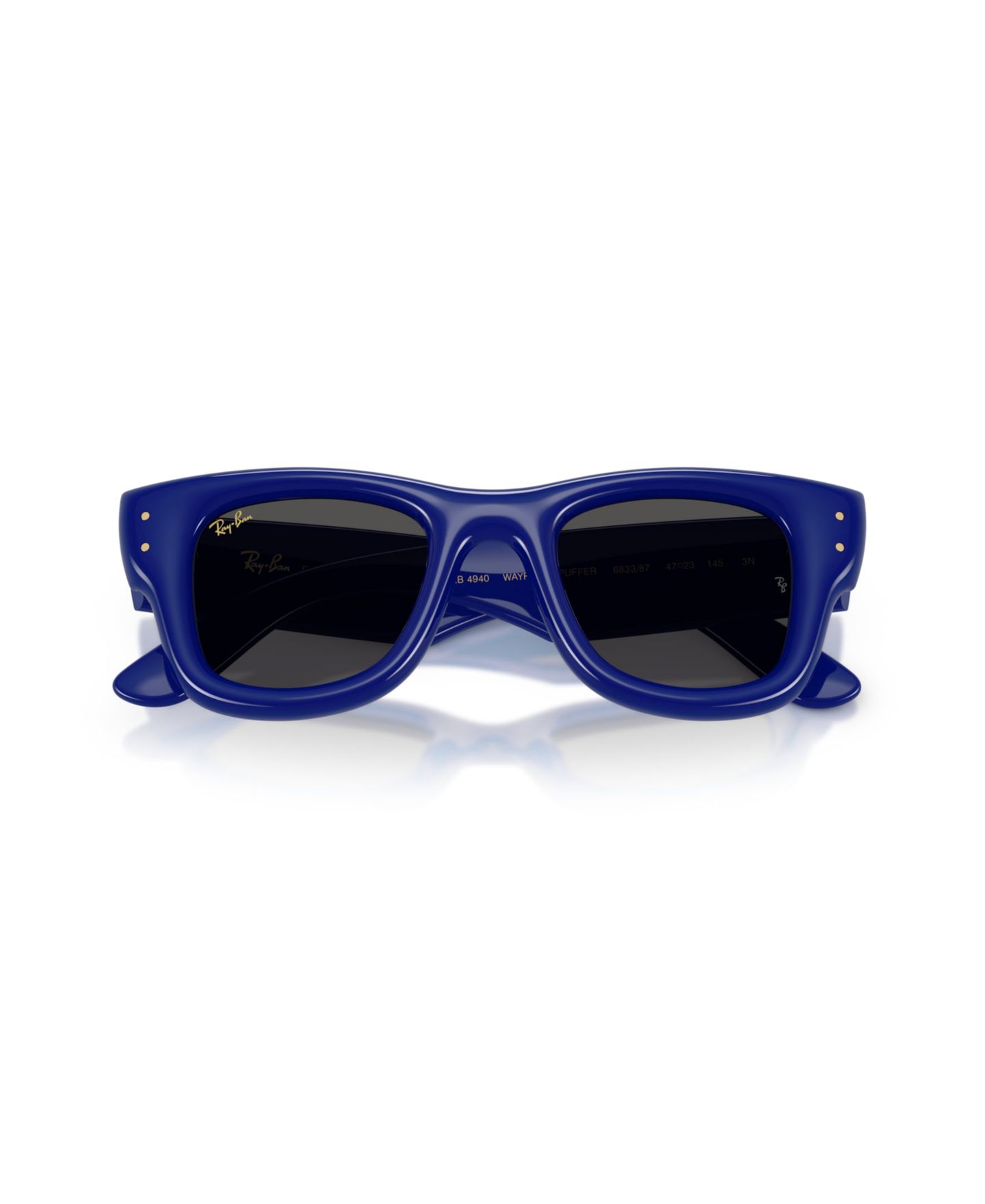 Солнцезащитные очки Ray-Ban Unisex Sunglasses, Wayfarer Puffer RB4940, цвет: Синий — фото 3