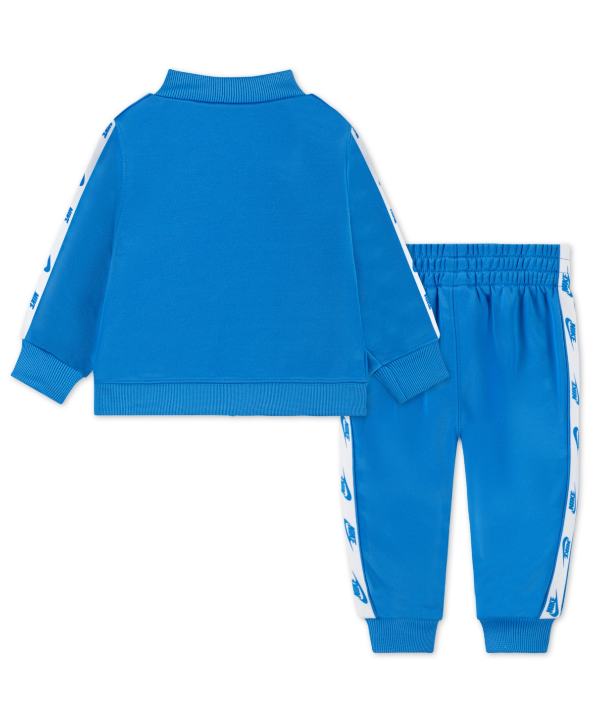 Nike Baby Zip-up Jacket & Jogger Pants, 2 Piece Set In Blue