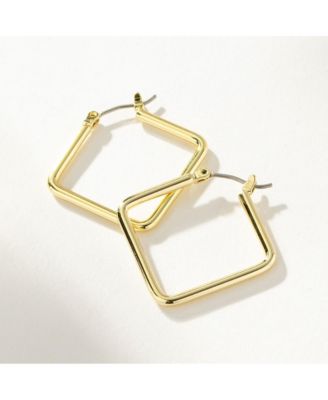 14K Gold-Plated Girl Boss Hoop Earrings