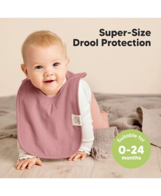 Baby Girls 8-Pack Bibs for Boys, Girls, Pull-on Bibs, Drool Bibs Boy, Girl, Bib Unisex