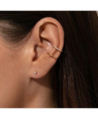 14k Gold-Plated Simple Shine Ear Cuff Earring