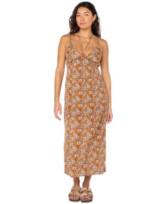 Roxy - Juniors' Sunshine Crush Sleeveless Midi Dress