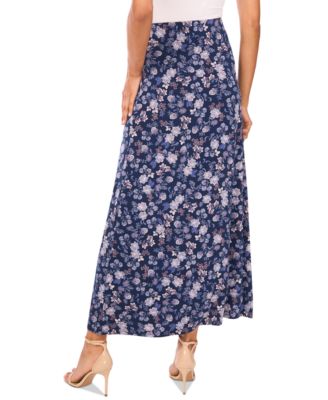 Women's Printed Pull-On Maxi Skirt