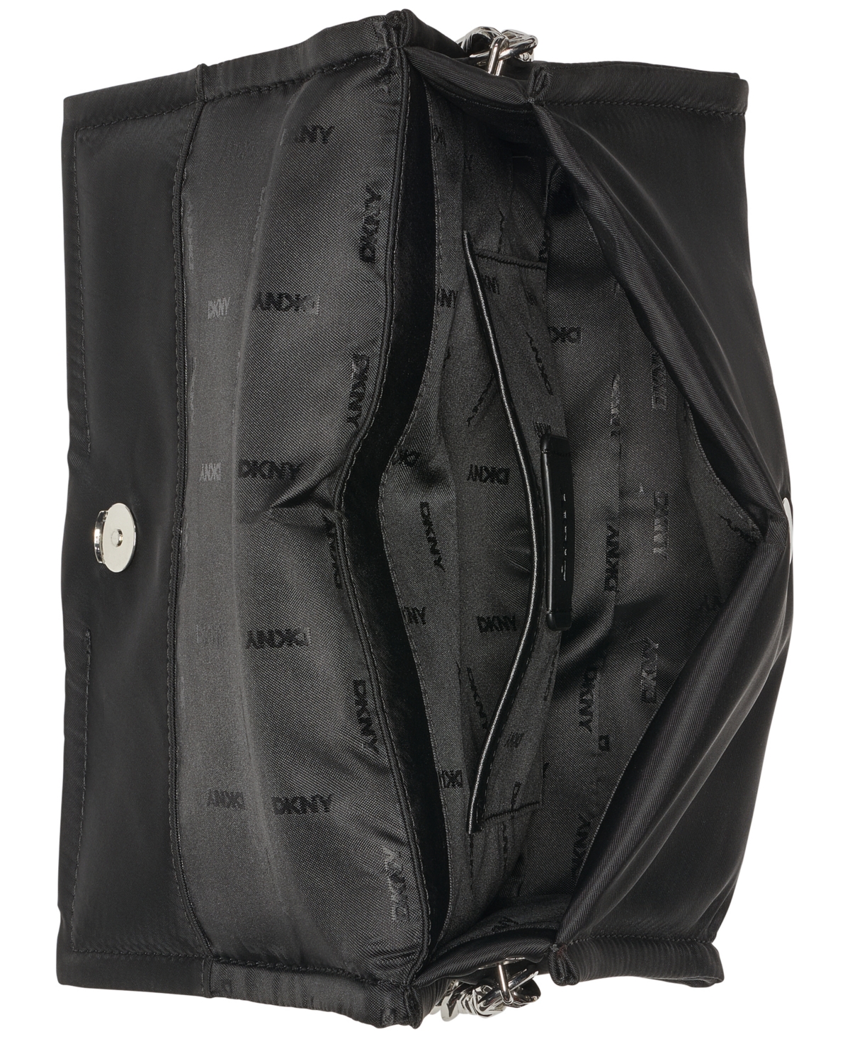 Dkny Nyc Capsule Small Flap Shoulder Bag In Black
