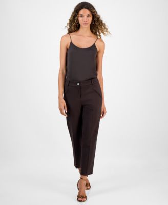 Women's Compression High-Rise Straight-Leg Pants, Macy's Exclusive