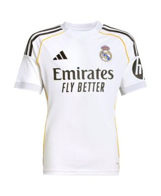 Big Boys and Girls Jude Bellingham White Real Madrid 2025/26 Home Replica Jersey