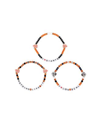 FOCO - San Francisco Giants 3-Pack Friendship Bracelet Set