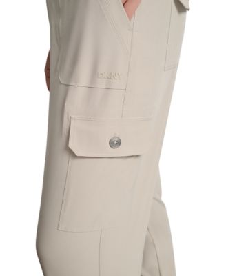 Women's Drawcord-Waist Cargo Jogger Pants