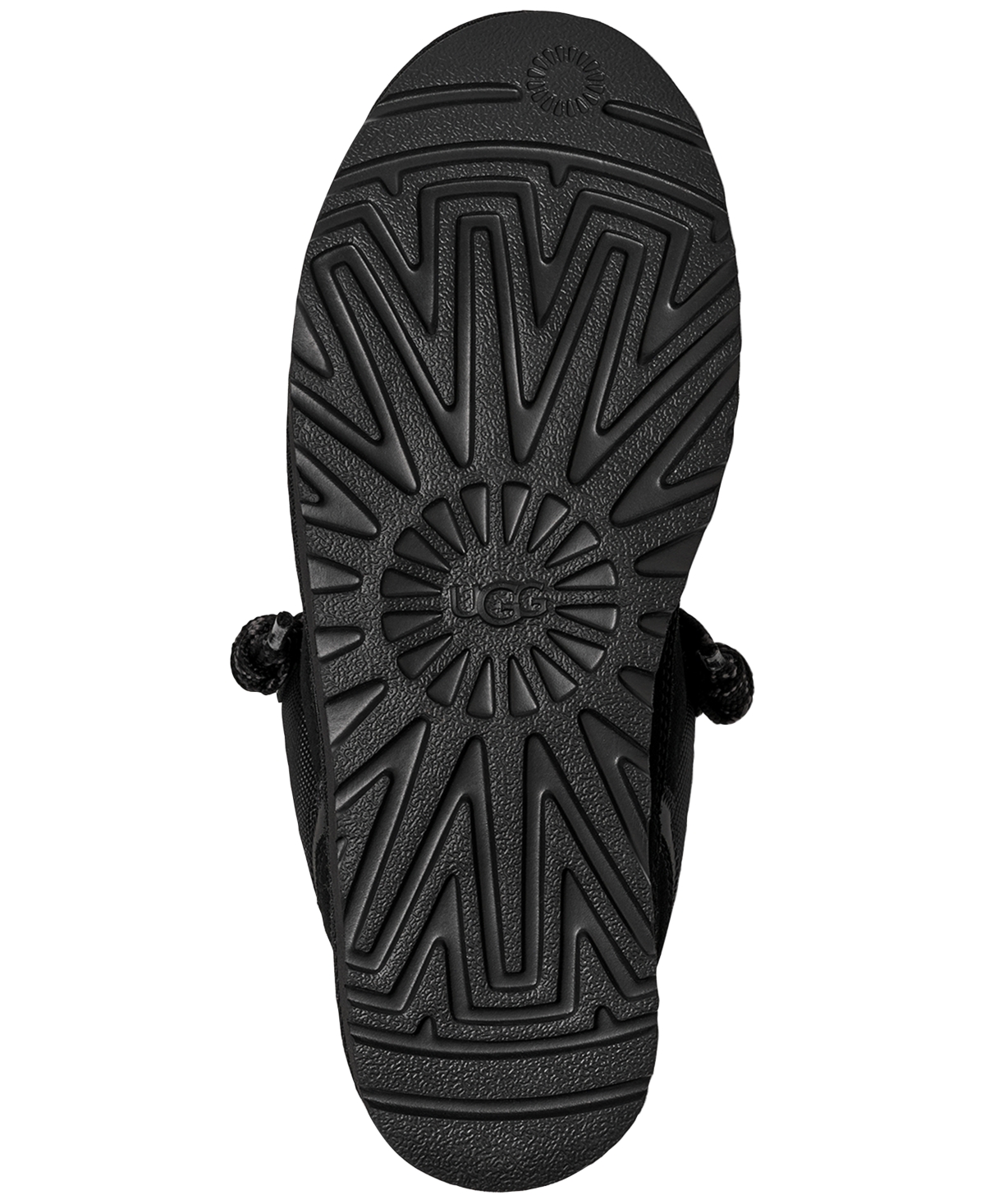 Ugg Low-top Sneakers In Suede And Recycled Nylon In Black