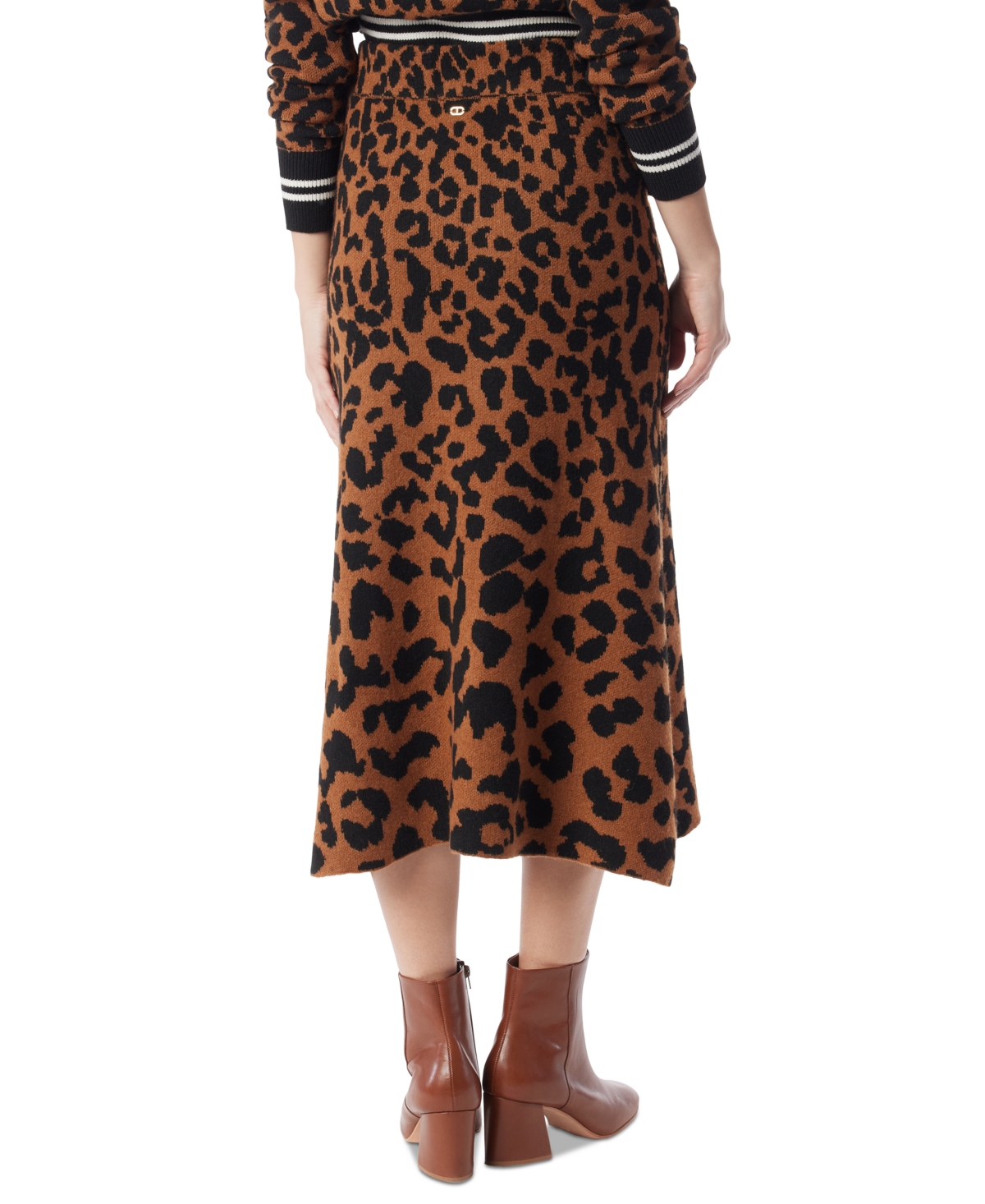 Dee Ocleppo Women's Bar Jacquard-print A-line Skirt In Animal Print