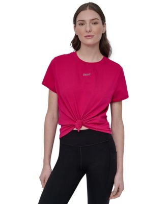 DKNY - Women's Studded-Logo T-Shirt