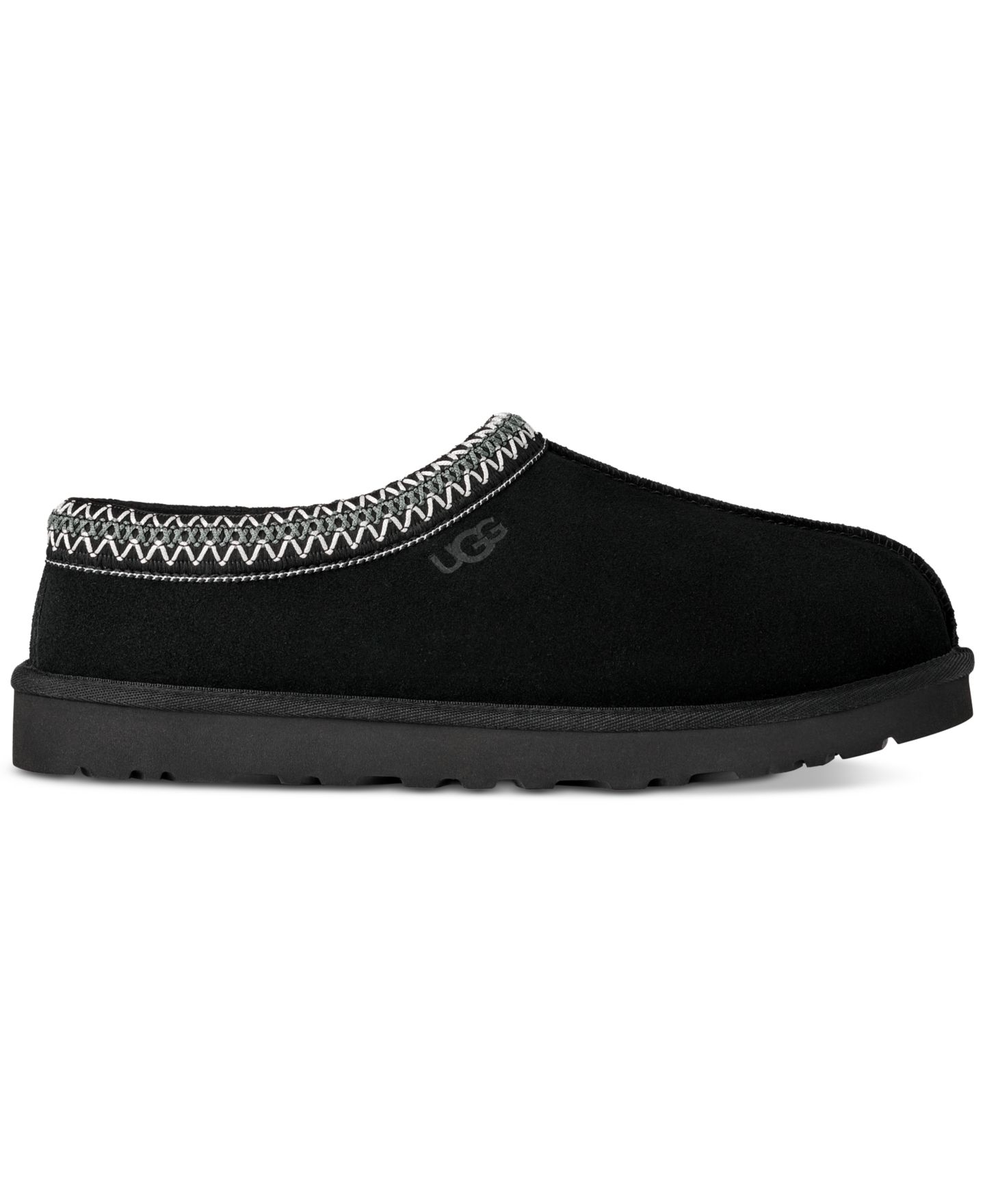 Мужские тапочки UGG® Tasman II Round-Toe Slippers, цвет: Чёрный — фото 2