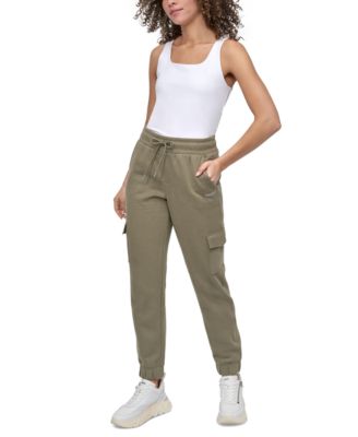 Women's Studded-Logo Cargo Joggers